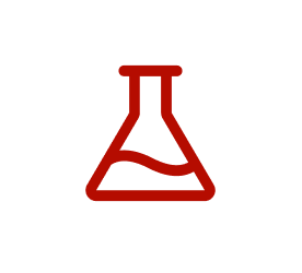 An icon of test tube for clinical trial