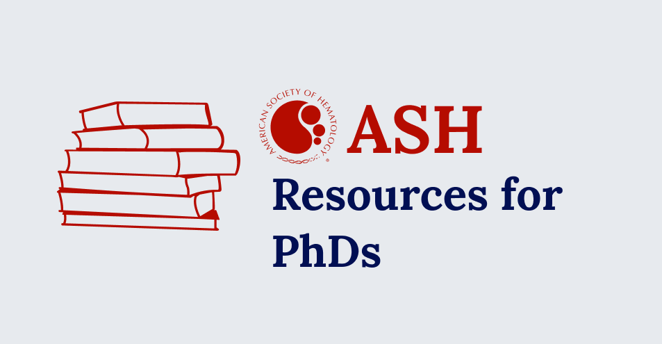 ASH resources for PhDs A Stack of books icon of ASH resources for PhDs