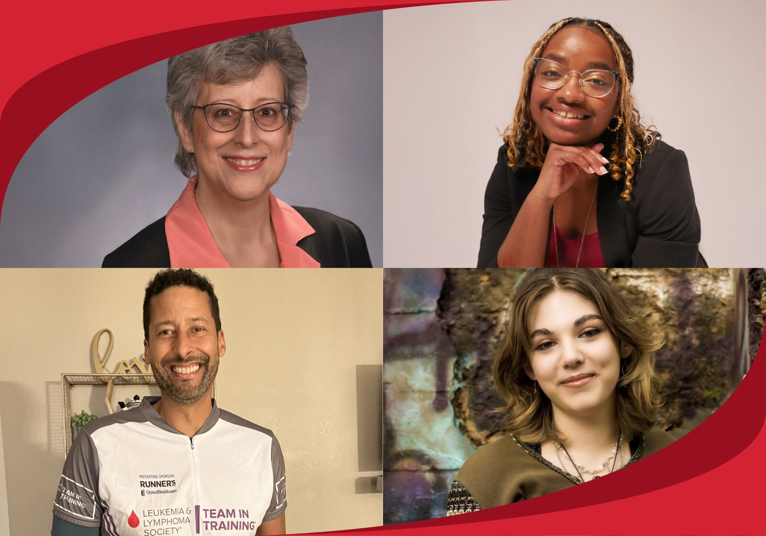 A collage of people featured in ASH's voices from the frontlines