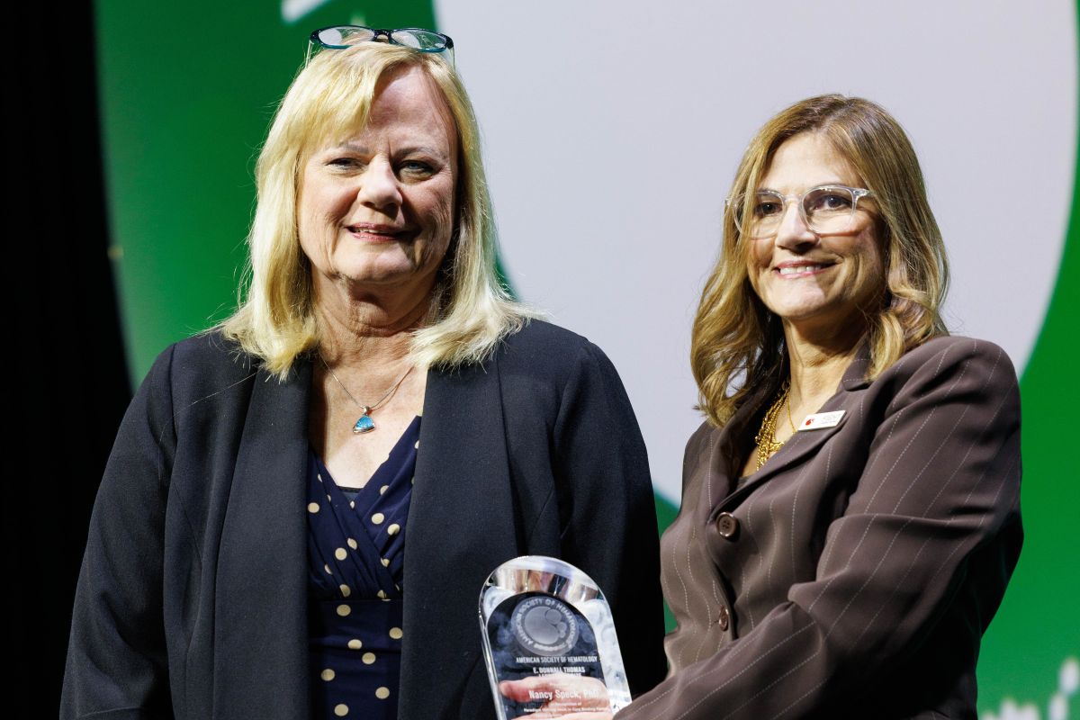 Dr. Nancy Speck Receives the 2025 E. Donnall Thomas Lecture and Prize