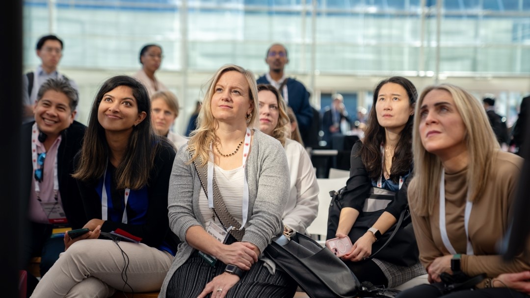 ASH annual meeting attendees listen to a speaker.
