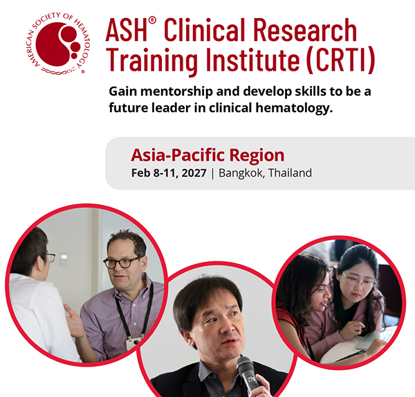 2026 ASH CRTI Asia-Pacific Region, Bangkok, Thailand Flyer