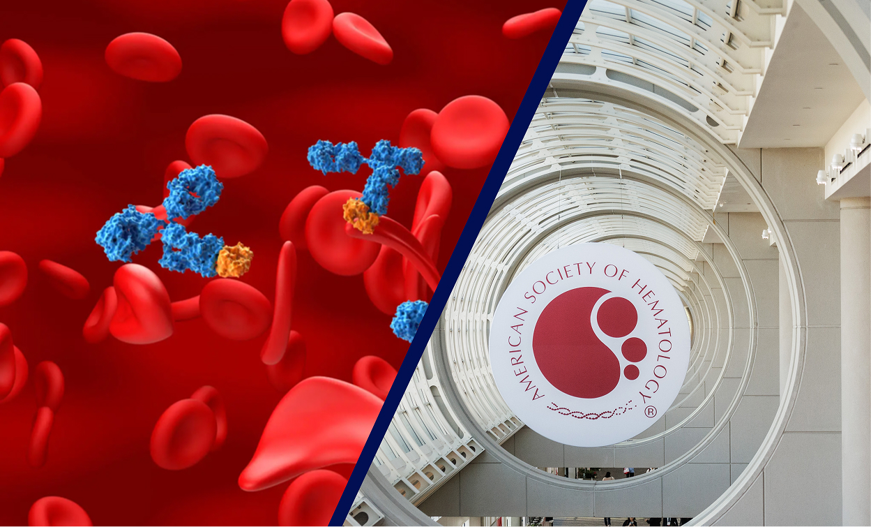 An Image of red blood cell and ASH logo to depict ASH position on SCD