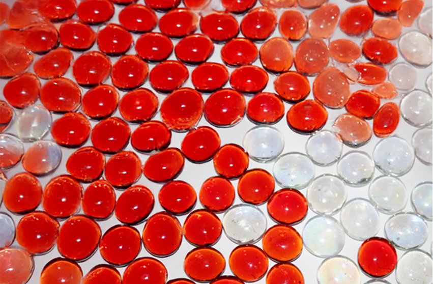 A 3D image of complete blood count